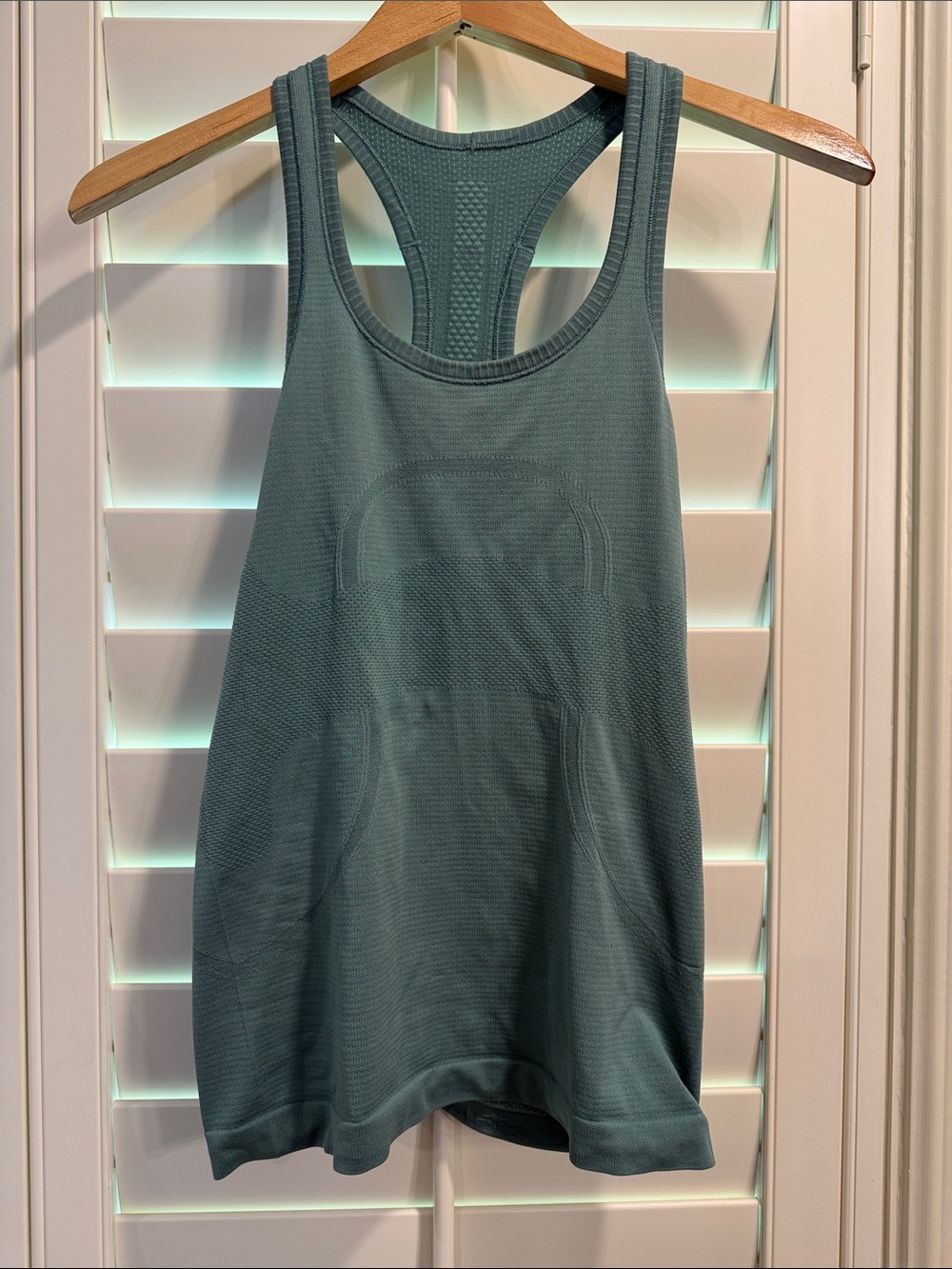 lululemon athletica Slate Green Racerback Tank
